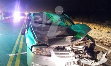 Chamical: fuerte accidente entre dos vehículos en ruta nacional 38.
