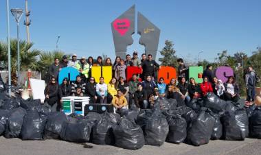 Por una ciudad más limpia: Chepes se sumo a la jornada de plogging tour en toda la provincia.
