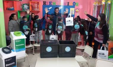 Medio Ambiente brindó charla en jardin de infantes.