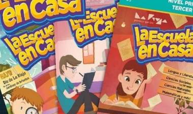 Feria del Libro: Presentaron la revista escolar "La Escuela en Casa".