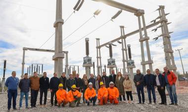Avanza la obra de la Estación Transformadora de Olpas que mejorará el servicio de energía eléctrica en el sur provincial