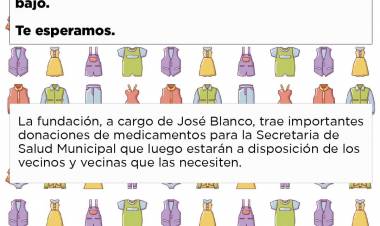 Chepes: llega a nuestra ciudad la fundación "Ropa por un Renedio"