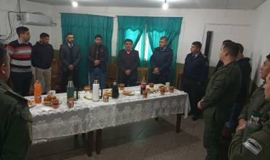 85° Aniversario de Gendarmería Nacional: Intendente departamental participo en agasajo a las fuerzas nacionales