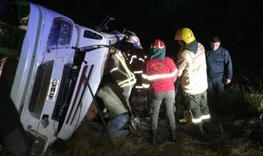 Olta: Siniestro vial a la altura del dique El Cisco por Ruta Nacional N° 79