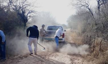 Distrito El Totoral: reparación y mantenimiento de caminos en zonas rurales