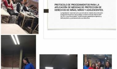 Chepes: se realizó jornada con los estudiantes del ISFD por el "Mes de las Infancias"