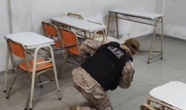 Suspendieron las clases en la Escuela Manuel Belgrano por amenaza de bomba