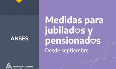 Nuevas medidas para jubilados y pensionados
