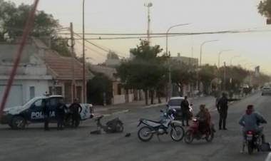 Motociclista con test de alcoholemia positivo impactó a un camión en Chepes