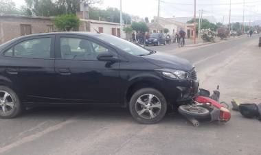 Chepes: otro accidente de transito en la ciudad