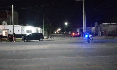 Chepes: Accidente de tránsito por Av. Belgrano y Mariano Moreno