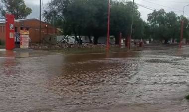 Registro de lluvias en localidades del Dpto. Rosario Vera Peñaloza