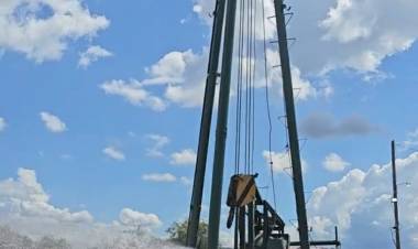La construcción de la nueva perforación de Chepes alcanzo un 90 por ciento de avance