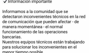 Se cayó una vez más el servicio del Banco Rioja y a algunos clientes les aparecieron sus cuentas sin dinero