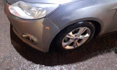 Chepes: accidente de tránsito por Av. San Martín y Belgrano