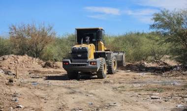 Chepes: Continua la erradicación de micro basurales a cielo abierto