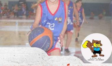 Encuentro de Básquetbol Infantil organizado por Centro Provincial de Educación Física N° 3