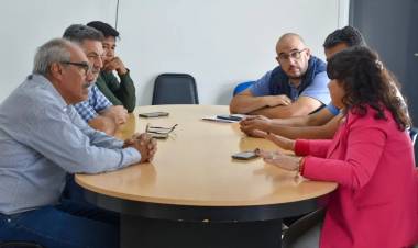 Junto al Ministro Scaglioni: Impulsan plan de obras hídricas en el departamento