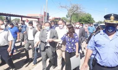 Quintela visita Chepes por los 138º Aniversario del Dpto. Rosario Vera Peñaloza