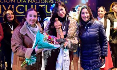 Mariel Contrera, ganadora en la 83° fiesta nacional de la olivicultura 2024