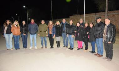 Chepes: Inauguración de iluminación led por calle Joaquin Victor Gonzalez