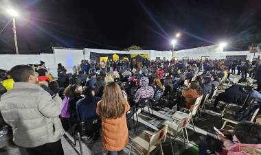 Inauguración de la pista y remodelación de salon en el Club Rieles Argentinos