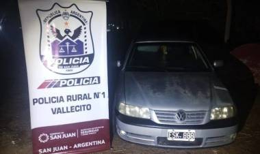 Caucete: Un hombre fue arrestado al intentar ingresar a San Juan con un vehículo que había sido reportado como robado en La Rioja