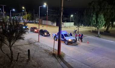 Chepes: Gran operativo policial y de control vehicular durante el fin de semana