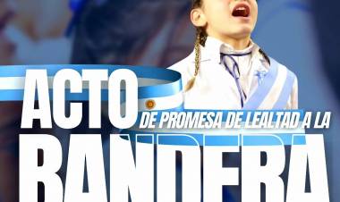 Chepes: Se realizará el acto de promesa de lealtad a la bandera en el Club River