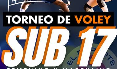 Torneo de Voley sub 17: el deporte abraza los llanos