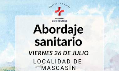 Chepes: Abordaje Sanitario del hospital Luis Pasteur en la localidad de Mascasín