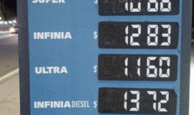 Suba de combustibles en agosto, también en las estaciones de servicio de Chepes