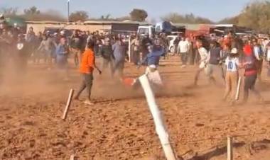 Escándalo en Patquia: Carrera de caballos terminó en batalla campal