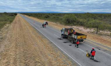 Vialidad realiza trabajos de recuperación en Ruta Nacional 141