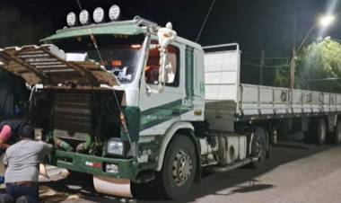 Portezuelo: Transportista salvó su vida de milagro al chocar con una vaca