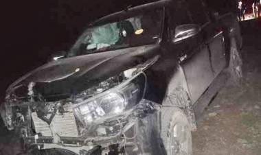 Camioneta chocó contra un carro en la ruta: ocurrió en cercanías a Chepes