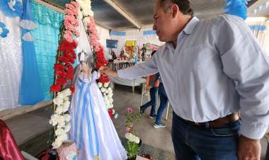 Celebración de la fiesta patronal de la Virgen de la Merced en El Totoral