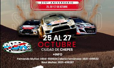 Chepes: Llega la 3º fecha del Rally del Sur Riojano