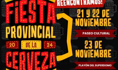 Fiesta Provincial de la Cerveza: La Rioja celebra su mayor evento cervecero en su cuarta edición