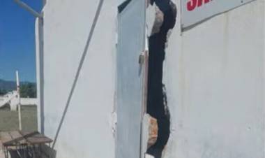 Chamical: Vándalos realizaron destrozos en cancha de fútbol