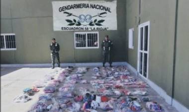 Secuestran mercadería de contrabando valuada en más de 11 millones de pesos