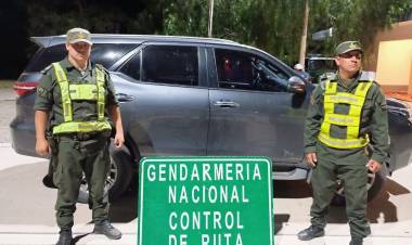Gendarmería Nacional secuestra camioneta de alta gama en operativo sobre la Ruta Nacional 38
