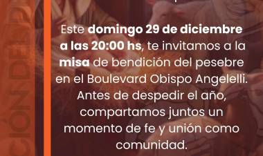 La Navidad Sigue Viva: Misa para la Bendición del Pesebre