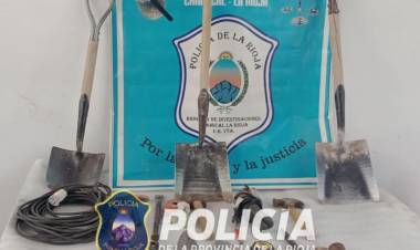 Chamical: Tras una rápida investigación de la policía se lograron recuperar elementos robados