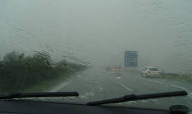 El COE recomienda precaución al transitar por la RN 141