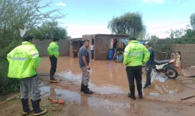 Chepes: El COEM detalló el informe de asistencia ante los daños por fuertes precipitaciones