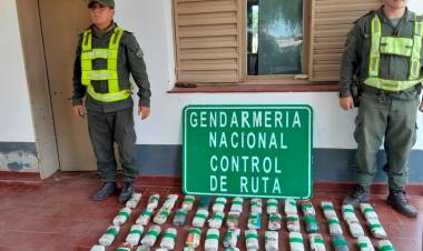 Secuestraron marihuana, hojas de coca y celulares de contrabando