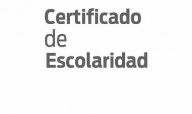 Todo lo que tenes que saber sobre los "Certificados de Escolaridad"