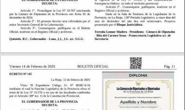 La Provincia de La Rioja prorroga la Emergencia Hídrica hasta el 31 de diciembre de 2025