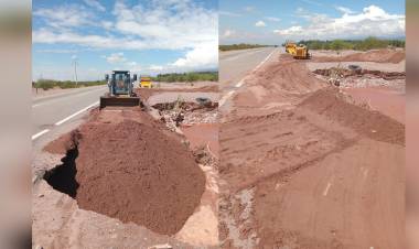 Vialidad Nacional habilitó el tramo Vichigasta-Nonogasta tras las fuertes lluvias